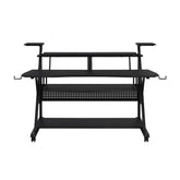 Willow Black Finish Music Desk Model OF00989 By ACME Furniture